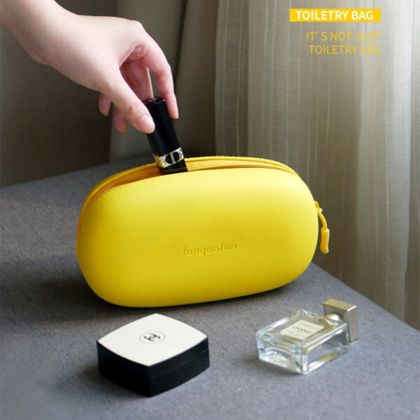 2-in-1 Cosmetic Bag With Handle Hangable - Image 5