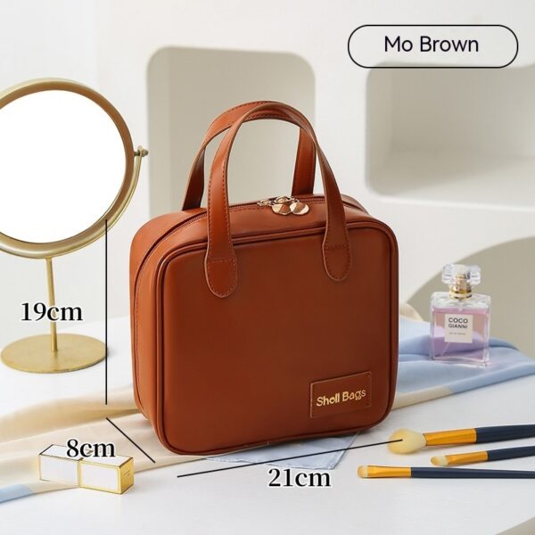 PU Large Capacity Travel Make Up Organizer - Image 7