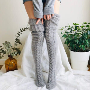 Winter Socks Over The Knee Lengthened Long Tube  Socks