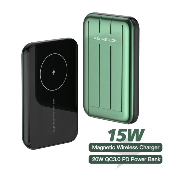 Wireless Charger Magnetic Power Bank 5000mAh - Image 2