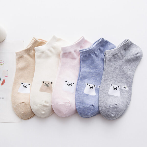 Women's Solid Color Socks - Image 3