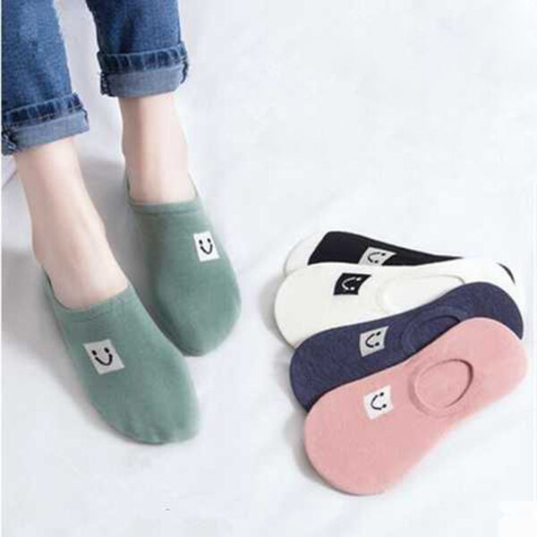 Women's Solid Color Socks - Image 4