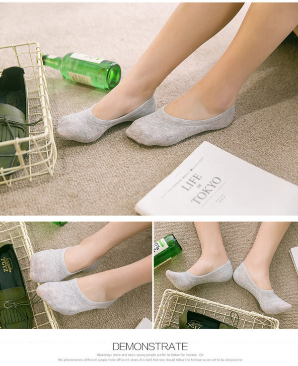 Women's Solid Color Socks - Image 7