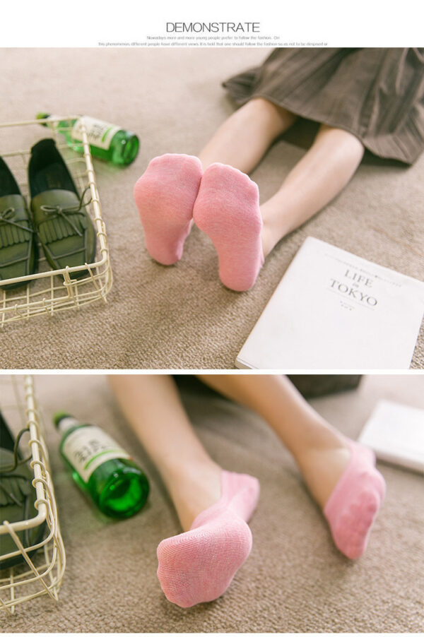 Women's Solid Color Socks - Image 8