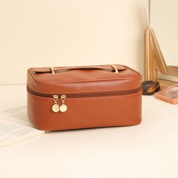 Handle-top Cosmetic Bag Ins Fashion Simple Square Handbag - Image 8