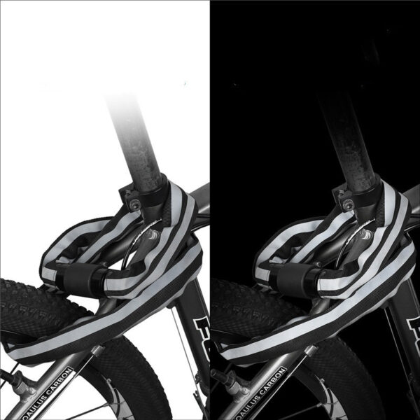 Bicycle AntiTheft Security Chain Lock MTB Bike Cycling Locks - Image 5