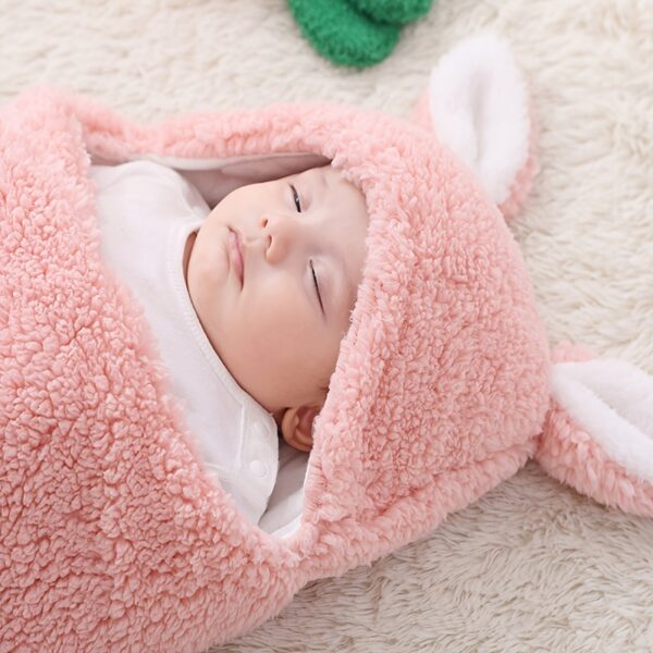 Super Soft Baby  Fluffy Fleece Sleeping Bag - Image 6