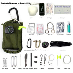 Outdoor travel emergency first aid kit