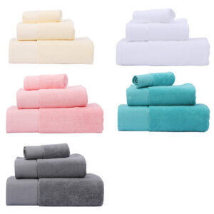 Cotton Towel Bath Towel Three Piece