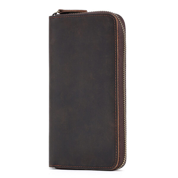 Genuine Leather Long Wallets for Men - Image 7