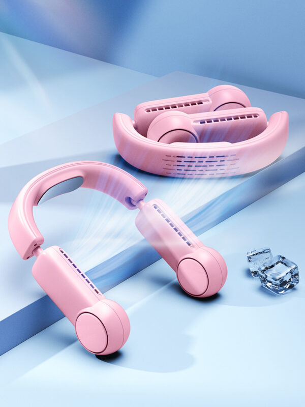 Portable Mini Neck  Bladeless Fan USB - Image 8