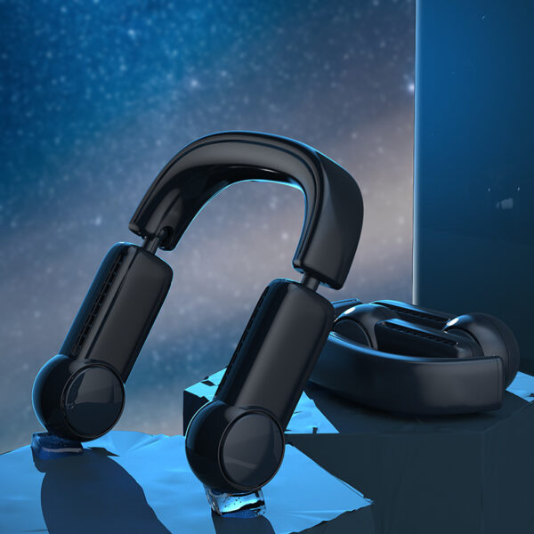Portable Mini Neck  Bladeless Fan USB - Image 5