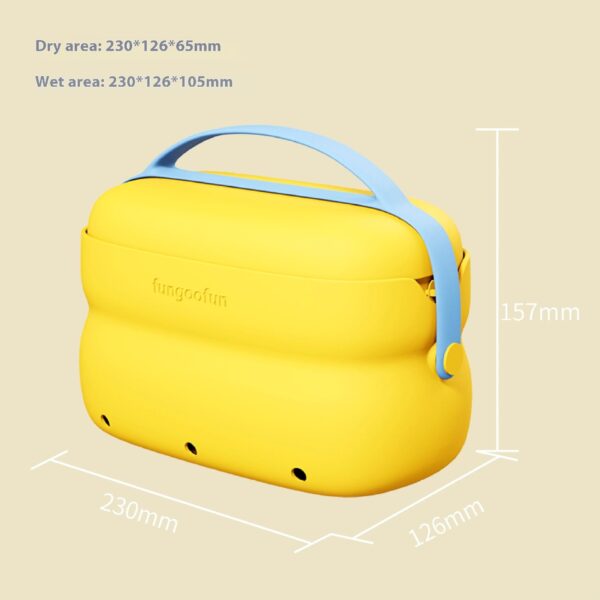 2-in-1 Cosmetic Bag With Handle Hangable - Image 9