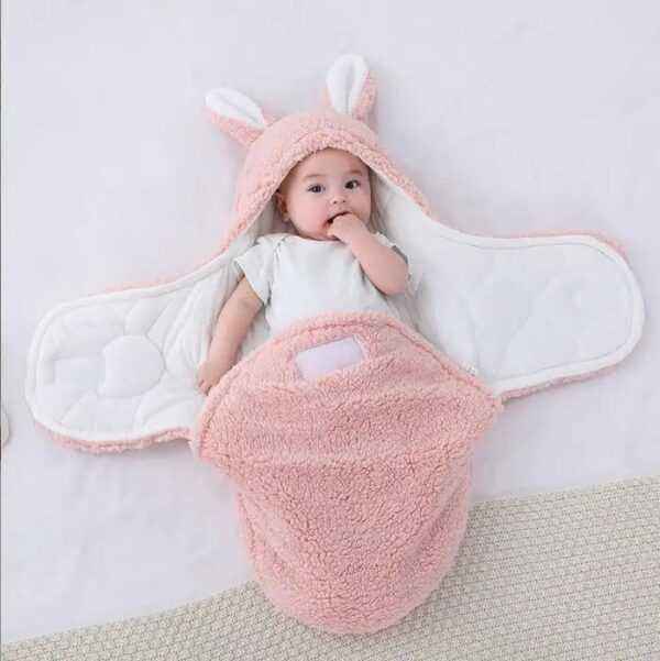 Super Soft Baby  Fluffy Fleece Sleeping Bag - Image 4