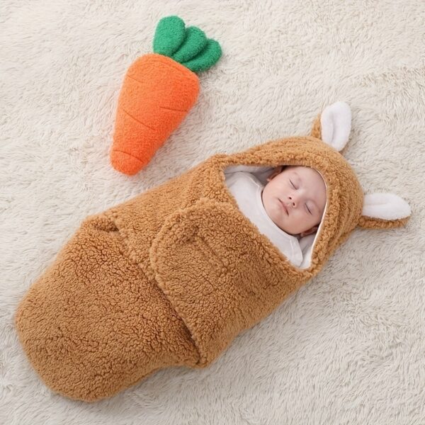 Super Soft Baby  Fluffy Fleece Sleeping Bag - Image 10