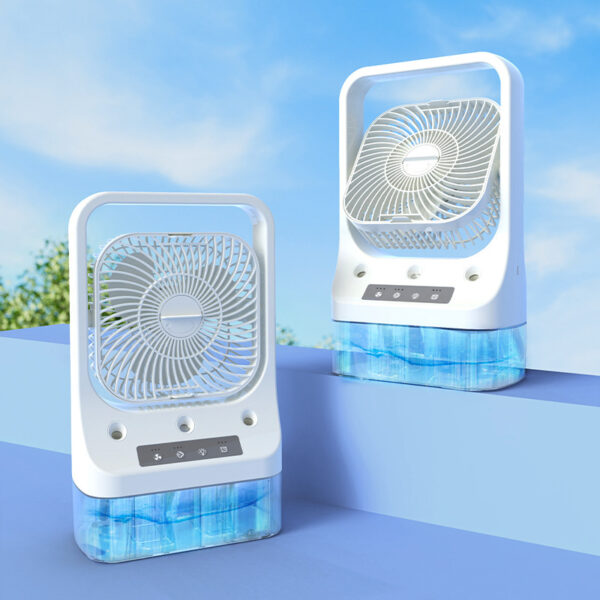 Rechargeable Head Adjustable  Air Cooler Fans - Image 2