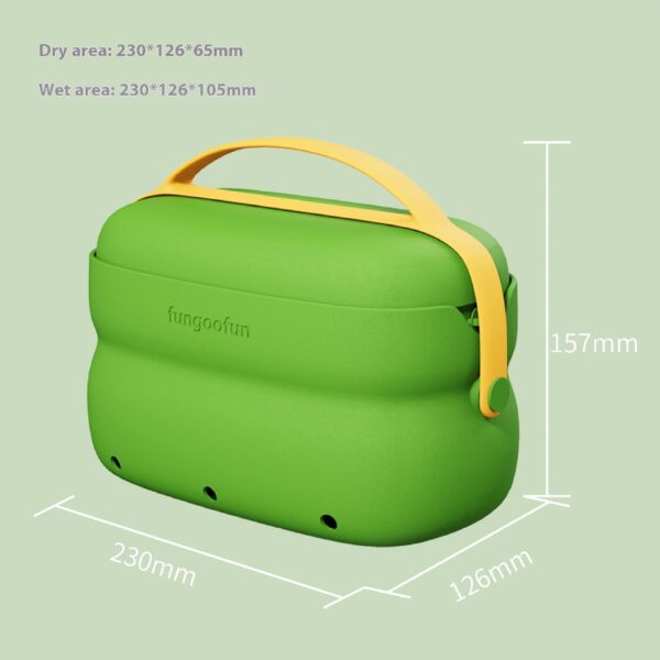 2-in-1 Cosmetic Bag With Handle Hangable - Image 6