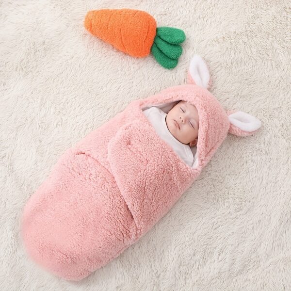 Super Soft Baby  Fluffy Fleece Sleeping Bag - Image 5
