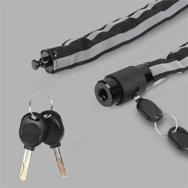 Bicycle AntiTheft Security Chain Lock MTB Bike Cycling Locks - Image 2