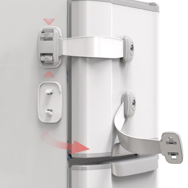 Home Baby Safety Protection Lock Anti-Clip Hand Door Locks - Image 4