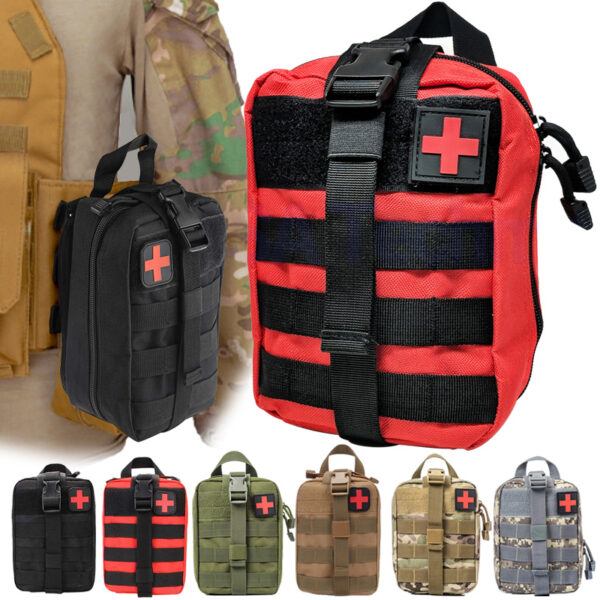 Waterproof First Aid Pouch Patch Bag