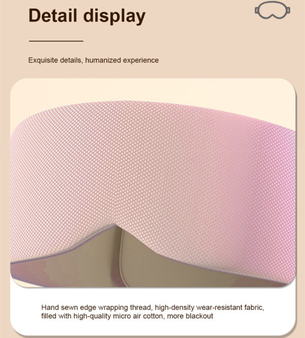 Full Cover Block Light Blindfold Padded Eye  Masks For Women - Image 6