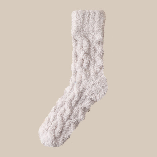 Winter Warm Fuzzy Coral Fleece Socks - Image 6