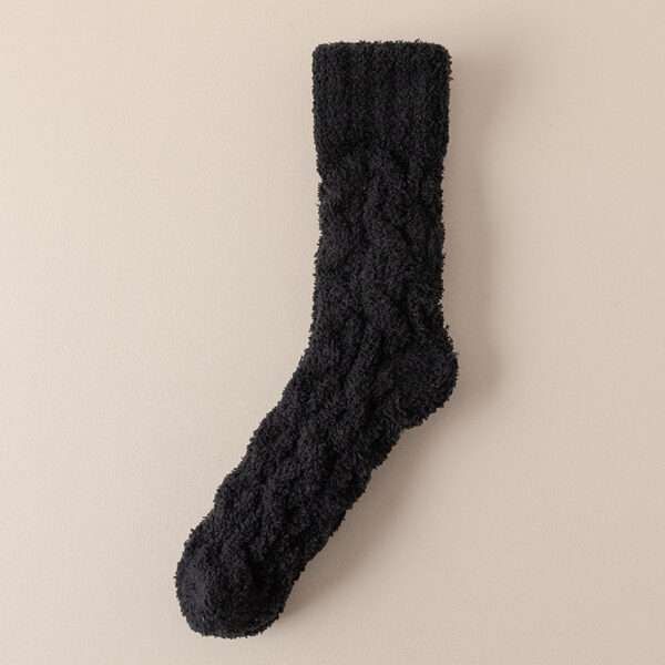 Winter Warm Fuzzy Coral Fleece Socks - Image 9