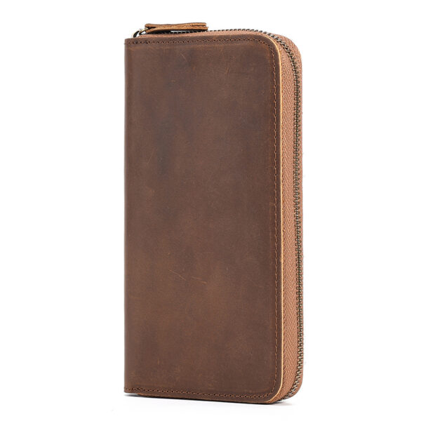 Genuine Leather Long Wallets for Men - Image 6