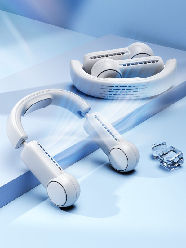 Portable Mini Neck  Bladeless Fan USB - Image 7