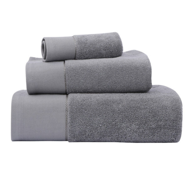 Cotton Towel Bath Towel Three Piece - Image 5