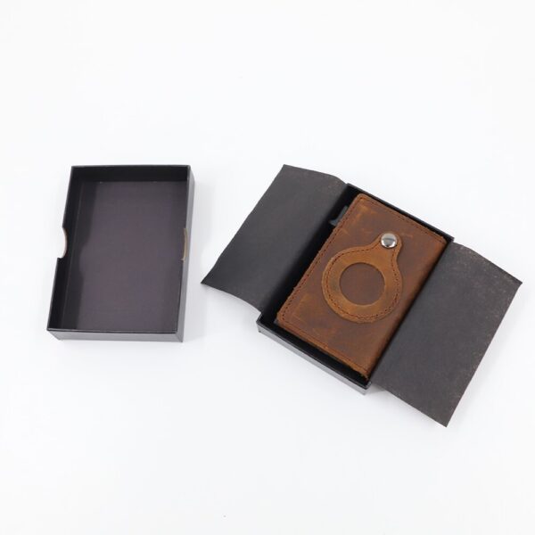 Premium Genuine Leather Credit Card Holder Wallet - Image 4