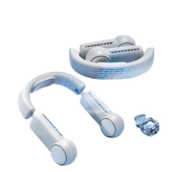 Portable Mini Neck  Bladeless Fan USB - Image 9