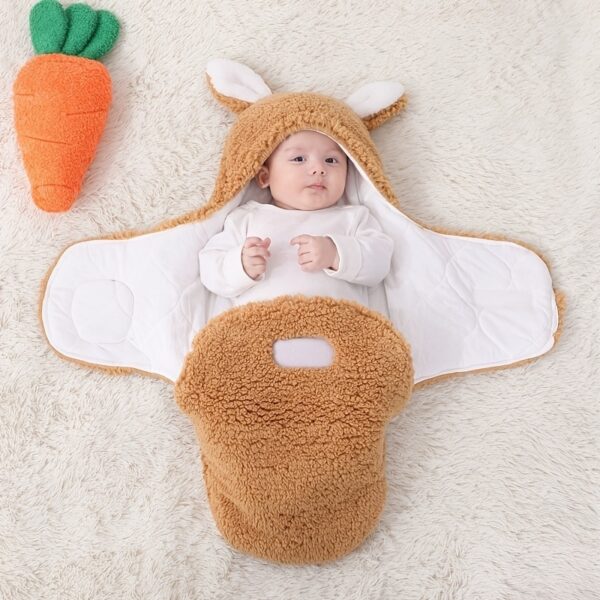 Super Soft Baby  Fluffy Fleece Sleeping Bag - Image 8