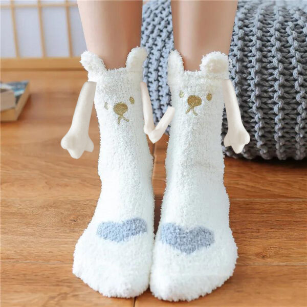 Magnetic Suction Hand In Hand Couple Socks - Image 6
