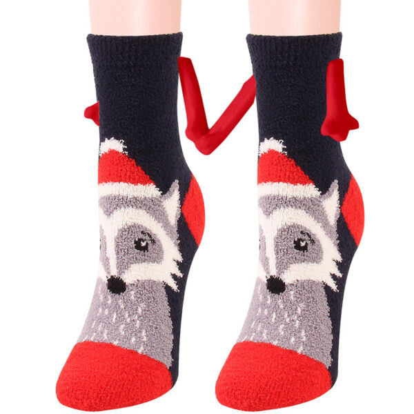 Magnetic Suction Hand In Hand Couple Socks - Image 4