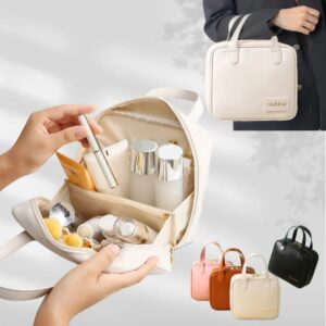PU Large Capacity Travel Make Up Organizer