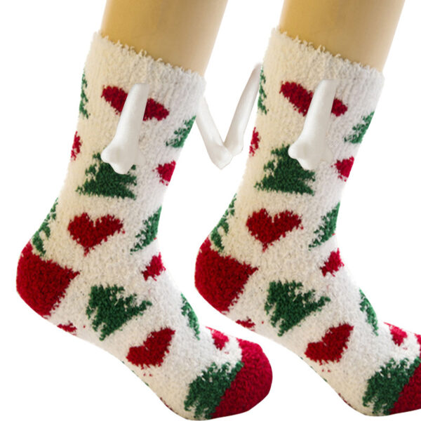 Magnetic Suction Hand In Hand Couple Socks - Image 9