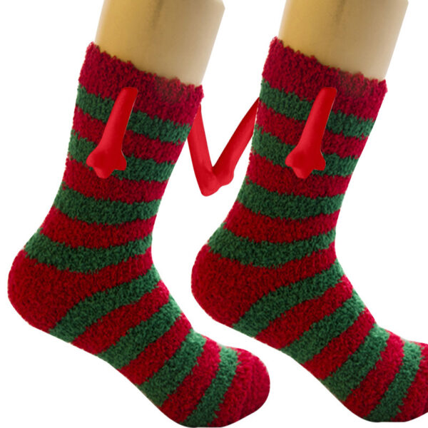 Magnetic Suction Hand In Hand Couple Socks - Image 10